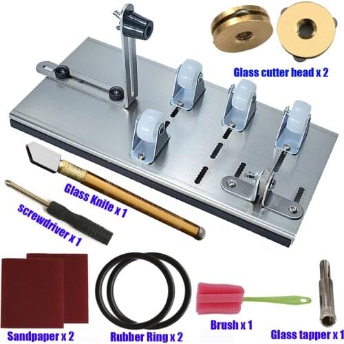 Stainless steel glass bottle cutter, professional new design beer wine glass bottle cutting tools