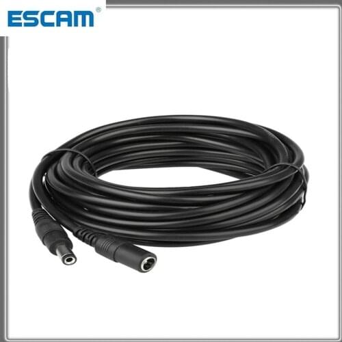 30FT 10M DC12V Power Extension Cable Cord 5.5mm x 2.1mm Male Plug for CCTV Security Camera Male Female Power Supply Adapter