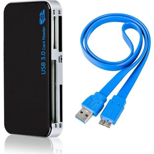 USB 3.0 All-in-1 Compact Flash Multi Card Reader Adapter 5Gbps High Speed USB Card Reader for TF Secure Digital Cards