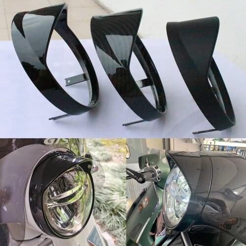 For VESPA gts300 GTS300 2019 2020 Motorcycle Headlight Trim Ring Headlamp Fairing Mask Cover Guard