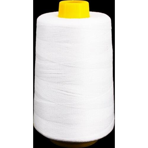 1roll/3000yard White Polyester Thread Threads Sewing Accessories PT4
