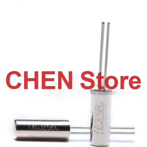 10pcs 3*8 cylindrical crystal oscillator/YT-38 32.768KHz 10ppm 12.5pF X308032768KGB2SC