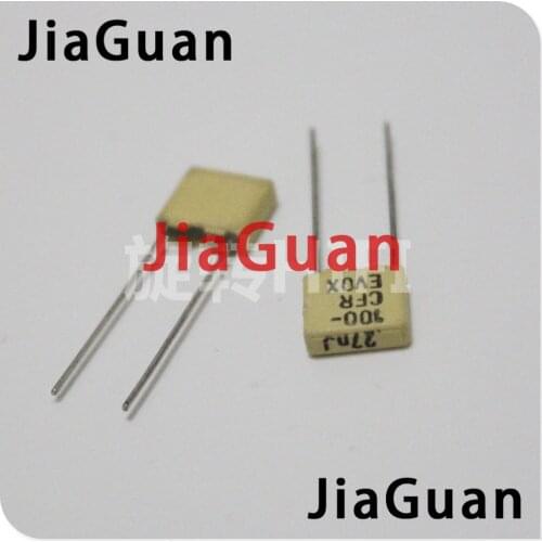 20PCS NEW EVOX CFR5 270PF 100V P5MM yellow 271/100V EVOX-RIFA CFR 271 270pf/100v 0.27NF N27