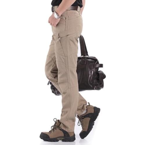 2019 Military Tactical Pants Waterproof Cargo Pants Men Breathable SWAT Army Solid Color Combat Trousers Work Joggers Size S-3X