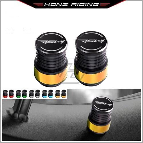 For Aprilia RSV4 RR RF Motorcycle Accessories Wheel Tire Valve Caps Covers