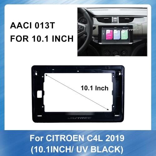 Car Audio Frame Car Radio Fascia gps navigation fascia panel is suitable for CITROEN C4L 2019 Fascia Frame Mount Kit Trim Panel