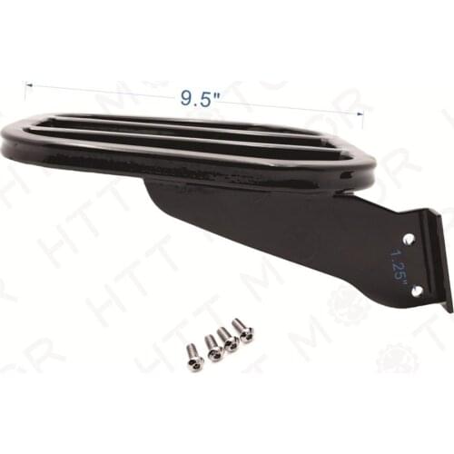 Aftermarket motorcycle parts Black TAPERED LUGGAGE RACK For HARLEY DYNA 06-17 /SOFTAIL 84-05/ XL 04-17