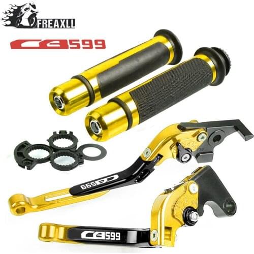 For Honda CB599 CB 599 HORNET 1998-2006 1999 2000 2001 2002 2003 Motorcycle Adjustable Brake Clutch Levers Handlebar Hand Grips