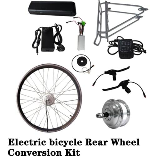 Electric Bicycle Rear Wheel Conversion Kit Electric Bicycle Batteries, Rear Rack, Electric Bicycle Accessories