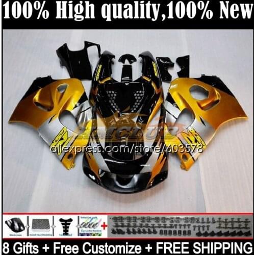 Body For SUZUKI SRAD GSX-R600 GSXR 750 600 0CL.2 GSXR750 96 97 98 99 00 GSXR600 1996 1997 1998 1999 2000 Fairings Golden black