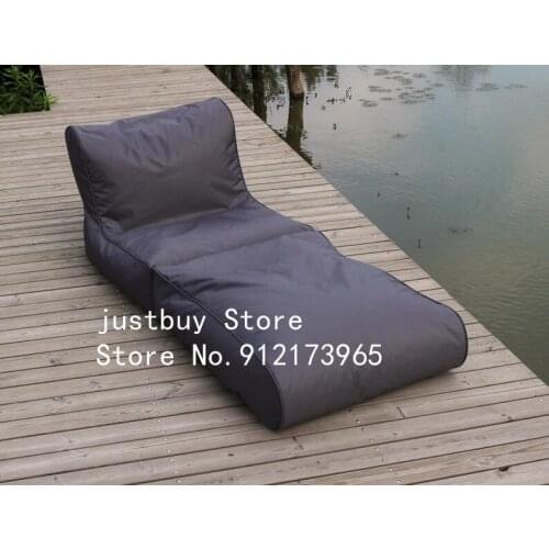 Hot sale lake or beach side adults bean bag sofa chair living room black sofa chair for man or woman