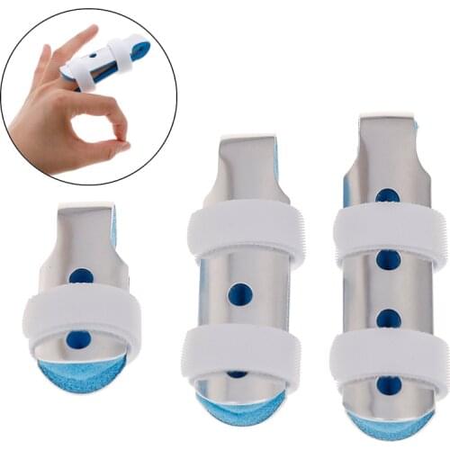 Mallet Aluminum & Foam Support Brace Finger Splint Hand Trigger Broken Finger/Sprain/Fracture/Pain Relief/ Joint Immobilization