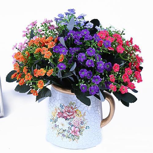 New Arrival 1Pc 6 Branches 36 Heads Simulation Silk Flower Milaned DIY Art Wedding Home Decor Wholesale Dropshipping