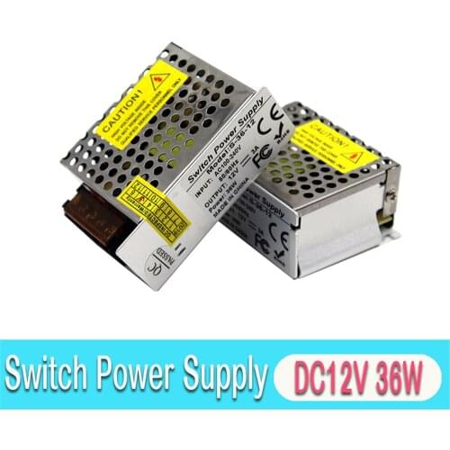 Single Output 12v 24v Power Supply Switch 24V 25W 36W Led Driver Transformers 110v 220v AC DC12V DC24V SMPS For Lighting CCTV