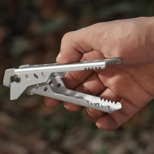 Kitchen Aluminum Alloy Bowls Pan Gripper Clip Microwave Oven Hot Trays Plates Lifter Holder for Outdoor Camping