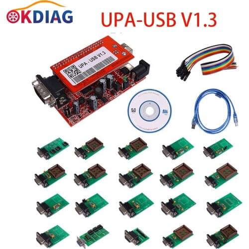 2021 UPA USB V1.3 Programmer Diagnostic-tool UPA-USB ECU Programmer UPA USB V1.3 With Full Adapter OBD2 Diagnostic Tool