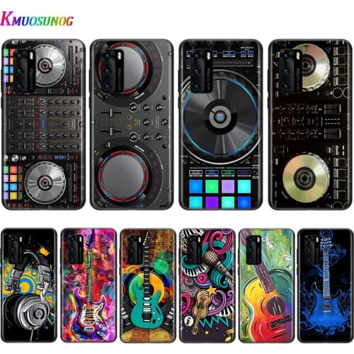 Silicone Cover Guitar dj music for Huawei P Smart Z S Plus 2020 2019 Nova 5T 5i 5 4e 4 3i 3e 3 2i Phone Case
