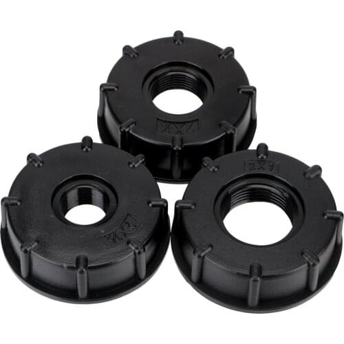 Plastic Female Thread Joints 1/2" 3/4" 1" Garden Irrigation Connection Tools Water Tap Connectors IBC Tank Adapter