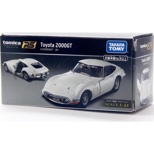 Takara Tomy Tomica Premium 1:43 RS Toyota 2000GT White Sports Car Metal Diecast Vehicle