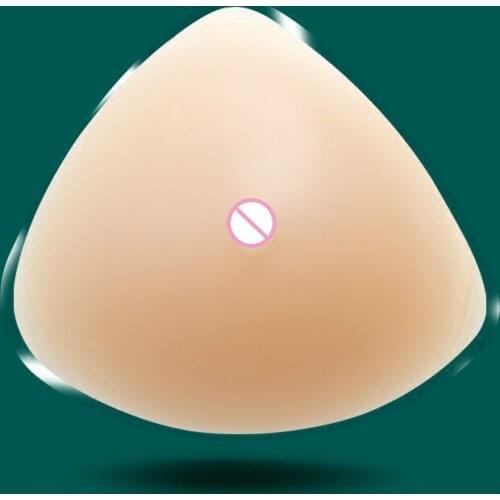 Triangular Pseudo-Breast Womens Silicone Prosthetic Breast Cushion for Underarm Repair After Breast Surgery Rhinestone Bra
