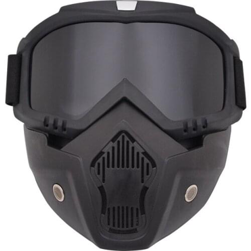 Military Tactical Goggles with Removable Mask Explosion Proof Airsoft Shooting Glasses Anti-impact Paintball Hunting Eyewear