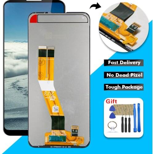 100% Test 6.4" LCD For Samsung Galaxy A11 A115F SM-A115F LCD Display Touch Screen Digitizer Glass Assembly