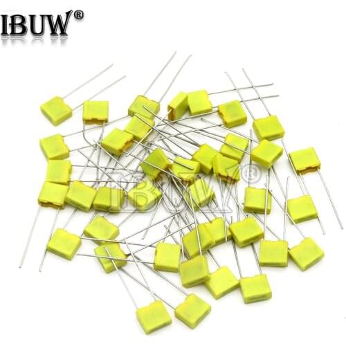 20PCS Polypropylene Safety Plastic Film 100V 1nF ~ 470nF 100nf 220nf 10nf 47nf 22nf 1nf 0.47uf 0.1uf Correction capacitor IBUW