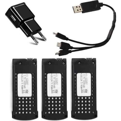 3-in-1 ) 3.7V 1600mAh Lipo Battery Charger Sets For SG106 RC Helicopter Drone Quadcopter Spare Parts 3.7v Rechargeable Battery