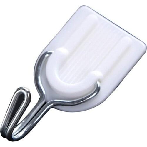 6Pcs Adhesive Hooks pratical tool Bathroom Kitchen Hooks Towel Handbag Holder Wall Hanger