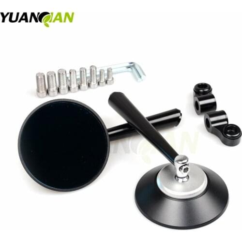 7/8" CNC Aluminum Universal Motorcycle Rearview Side Mirror For Honda yamaha mt-mt-fz9 sr 2014 2015 mt07 mt09 TMAX 500 all yaer