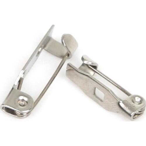 20pcs/pack Brooch Stainless Steel Pins Clasp Findings Jewelry Findings For Jewelry Making DIY