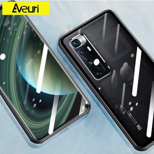 Tempered Glass Phone Case For Xiaomi Mi 11 9 8 SE 10 Pro 10 Ultra Mi9 Transparent Glass Cover Case For Xiaomi Mi 8 Pro Explorer