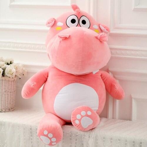 Hot new 60cm Stuffed Hippo Doll juguetes Plush Toy Big Embrace hippo Doll crocodile plush brinquedos Christmas Gifts Birthday
