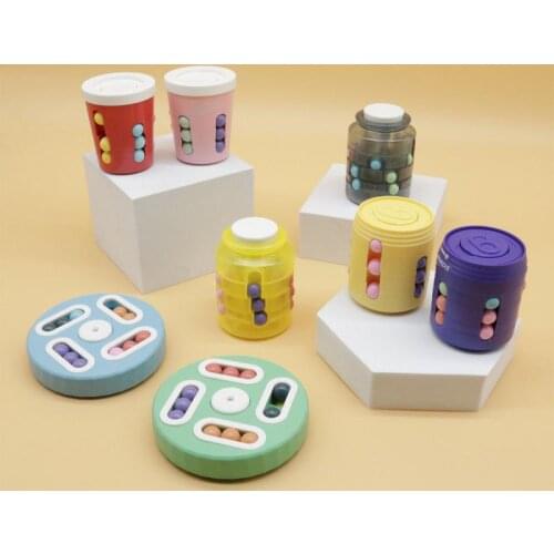 Bean Cube Toys Rotating Decompression Square Small Beads Childrens Puzzle Special Shape Ball Game Creative Stress Relief Toys