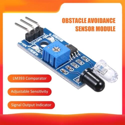 Infrared Proximity Sensor IR Infrared Obstacle Avoidance Sensor Module Compatible with Arduino