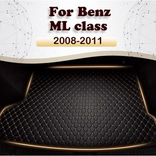 Car trunk mat for Benz ML class W164 2008 2009 2010 2011 Cargo Liner Carpet Interior Parts Accessories Cover