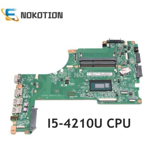Nokotion A000296890 DA0BLIMB6F0 For toshiba satellite L55T-B L55-B L55T laptop motherboard i5-4210U onboard