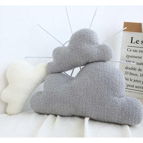 Lovely Creative Cloud Shaped Pillow Soft Plush Car Siesta Pillow Toy Bedding Home Chair Back Cushion Gift Birthday Present