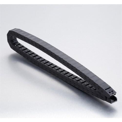 Cable Chain Semi-Enclosed 15*20 30 40 50mm Wire Transmission Carrier Plastic Drag Towline For 3D Printer CNC Engraving Machine