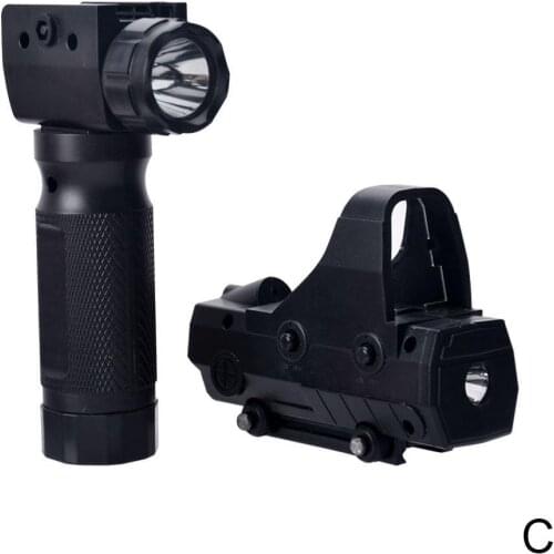 Adjustable Outdoor camping lights Infrared Aiming Sight Collimator Rail Tactical Hunting Dot Baseline Optics Red Lase X0J7