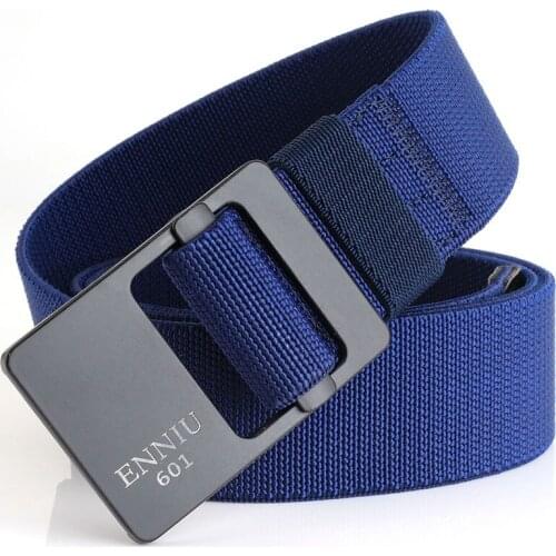 Military Equipment Belt Men Elastic Nylon Tactical Belts For Jeans Pants Strap Canvas Outdoor Sports Metal Buckle Waist Belt