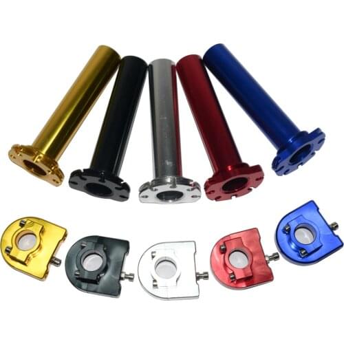 22mm 7/8 Inch Multicolor Universal CNC Aluminum Accelerator Throttle Twist Grips Handlebars For Motorcycle Moped Scooter Bike