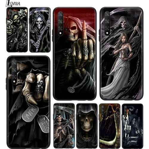 Cool Evil Grim Reaper For Huawei Honor 7C 7A 7S 8 8A 8X 8C 8S 9 9S 9X 9N 9A 9C 9i Pro Lite Silicone Black Soft Phone Case