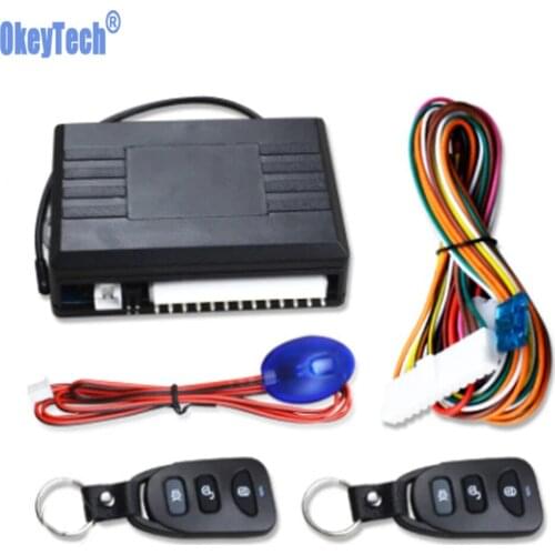 Universal 12V Remote Central Door Lock Keyless Entry System Lock Automatic Window Function With Two Remote Control In Stock