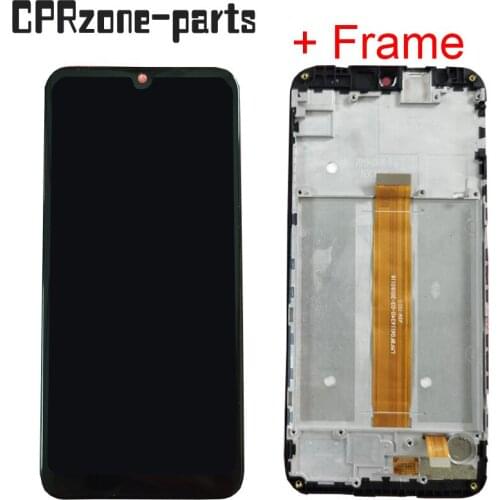 6.09" Black With Frame For Wiko View 3 Lite W-V800 LCD display with touch screen digitizer sensor panel assembly