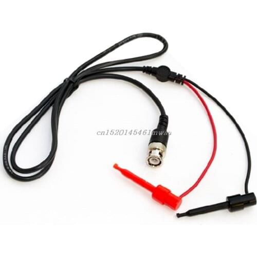 1.1M 3.61ft BNC Oscilloscope Test Probe Dual Hook Clip Male Plug Cable Lead Wire Connector New 2019