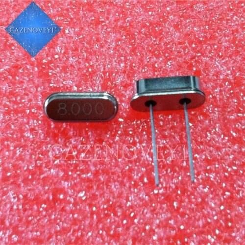 10pcs/lot 8.000M 8.000Mhz 8 Mhz igMopnrq Quartz Crystal Resonator Passive Oscillator HC 49S New HC-49S