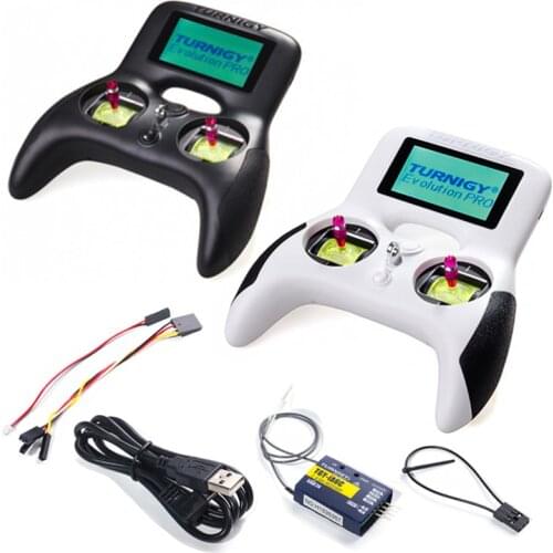 2.4G RC Transmitter Controller Turnigy Evolution PRO Digital AFHDS 2A Radio Control System M2 White Black with TGY-iA6C receiver