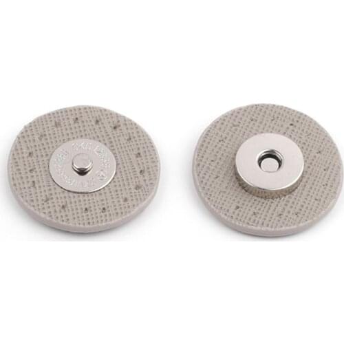 63HC Circle Sew-on Magnetic Button Bag Wallet Clasp Snaps Metal Fastener Sewing Craft DIY Patchwork Lock Accessories