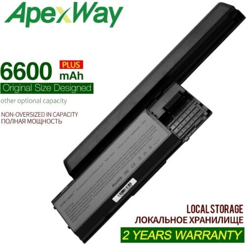 ApexWay 11.1v 9 cell 6600mAh battery For Dell Latitude D620 D630 451-10297 451-10298 JD634 TC030 PC764 TD175 312-0386 312-0383